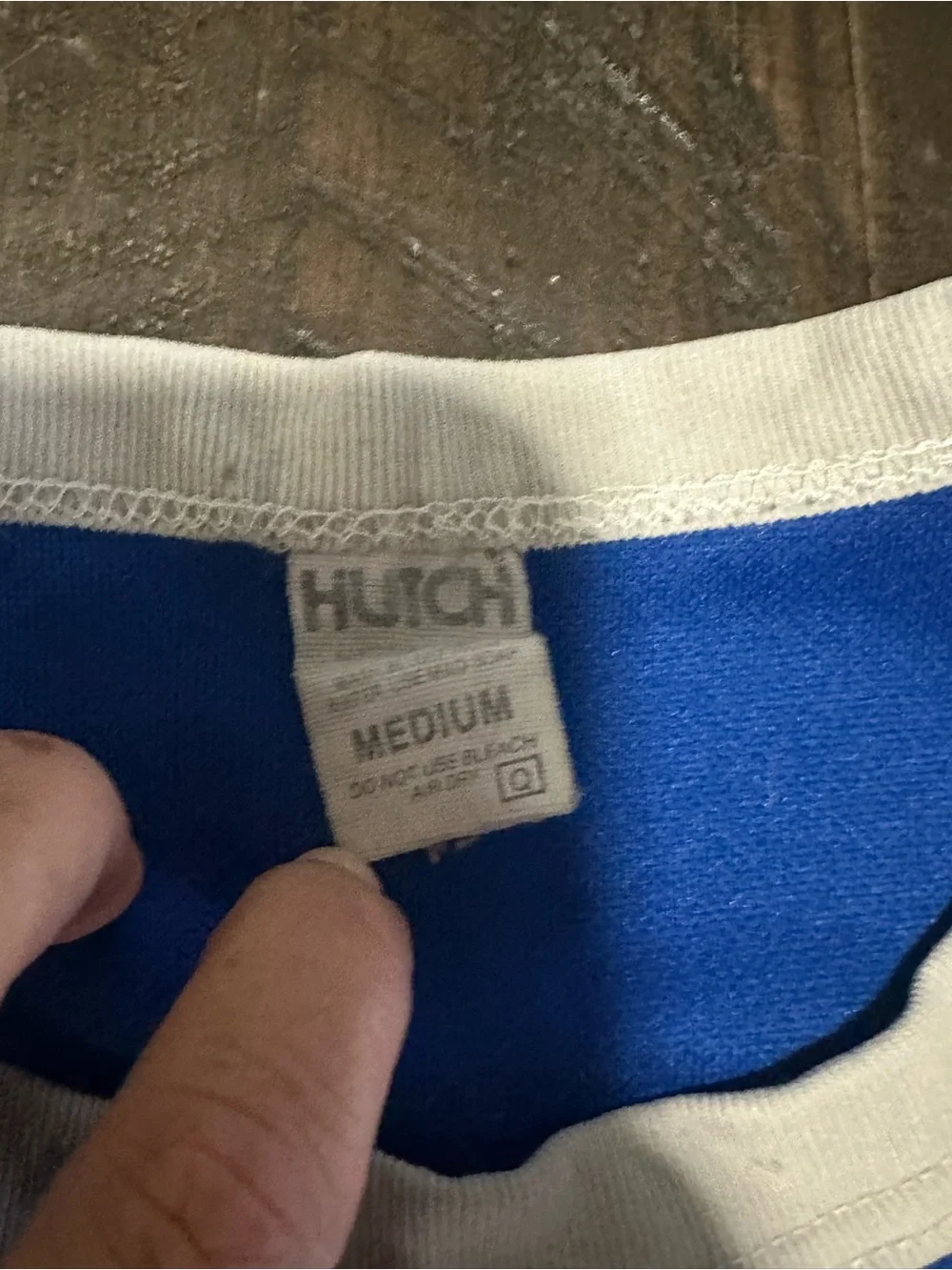 Vintage 1980's Hutch Kids Royal Blue Seattle 32 Football Jersey Top